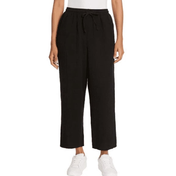 Jessica Simpson Womens' Gauze Pant (Black, Small)