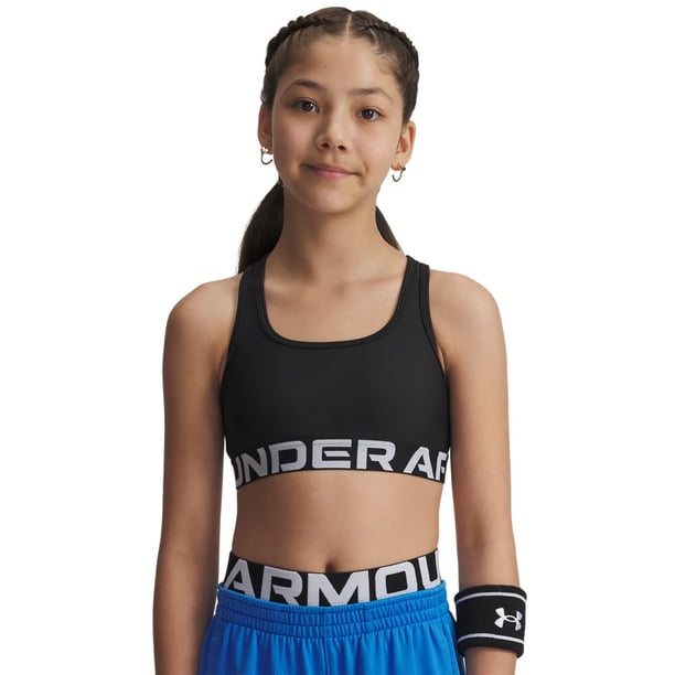 Top Deportivo Under Armour para Niñas con Espalda Cruzada y Soporte Medio, Talla Pequeña
