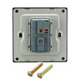 thumbnail image 3 of Interruptor de timbre de botón pulsador montado en la pared Unique Bargains AC 250V 16A Panel de acero inoxidable 86mmx86mm, 3 of 4
