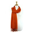 thumbnail image 2 of large solid color pashmina shawl wrap scarf 78" x 28", 2 of 3