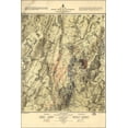 thumbnail image 1 of 24"x36" Gallery Poster, Map of the battle field of Gettysburg pub 1876, 1 of 1