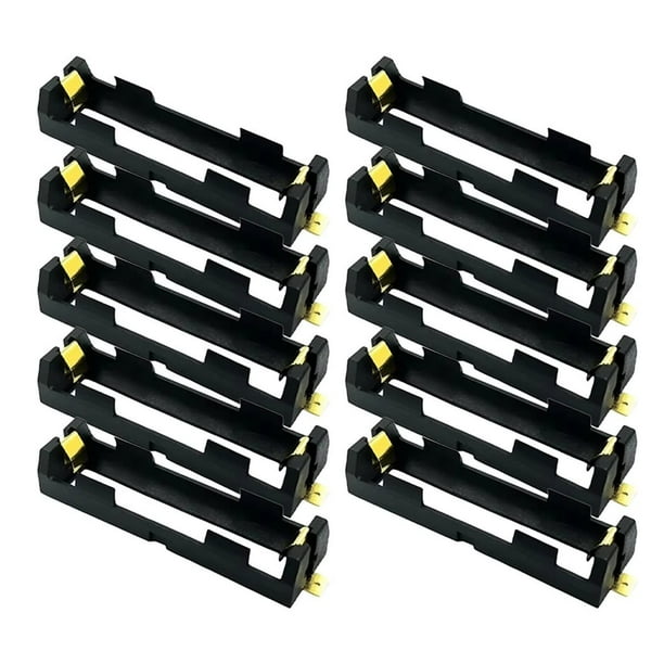 Portapilas SMT 18650, Caja de Batería SMD 18650 con Pines de Bronce, Clip para Sujetapilas Recargable, Estuche de Almacenamiento, Banco de Energía
