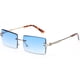 thumbnail image 3 of Gafas de sol sin marco de metal para mujer, gafas de sol de protección solar ultraligeras cuadradas de moda europeas y americanas para hombre, 3 of 6