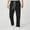 #301-Black, variant on Handshe Men's Casual Solid Color Loose Fit Pants with Studded Pockets Drawstring Elastic Waist Outdoor Lounge Trousers