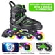 thumbnail image 4 of Patines en línea ajustables KAQINU con ruedas ligeras, 4 of 7