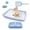 Blue, variant on Cat Litter Box Set, Small Cat Kitten Starter Kit, Includes Cats Toilet Kitten Litter Pan with Litter Scoop, Double Dish Cat Bowl, Kittens Mouse and Ball Toy