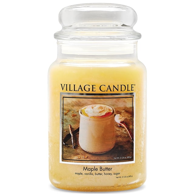 Tarro de boticario con mantequilla de arce Scented Candle Village Candle, 630 ml
