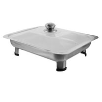 SOPOTUTU Plastic Chafing Dish with Assorted Colors for Catering Events, Buffet Warmer, 1 Pack, and Lightweight