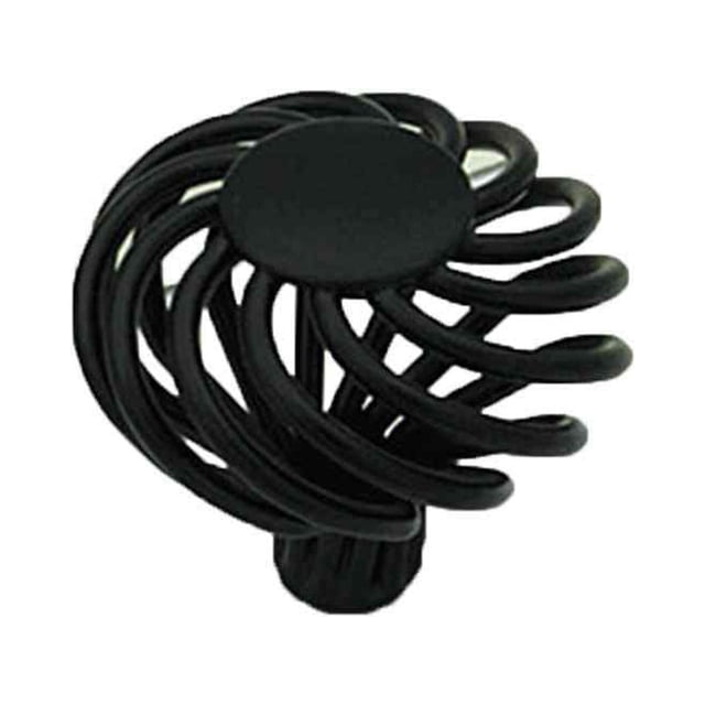 Birdcage Poignée de Placard Vintage Bronze Noir Poignées Rondes pour Tiroir de Garde-Robe Porte de Placard Boutons de Tirage en Fer