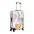 thumbnail image 3 of Easygdp Zebra Colourful Double-Sided Printed Elastic Suitcase Protective Cover,Invisible Zipper, Business Trip Luggage Cases,Washable And Resistant To Falling -Large, 3 of 9