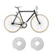 thumbnail image 3 of EeaseMX 2pcs Transparent Bike Flywheet Funda Ligera Bicicleta Transportador Trasero Protector Guardia Flywheel, 3 of 8