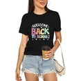 thumbnail image 3 of Welcome Back to School Shirts for Teacher Women Teachers Students First Day of School Tees Teachers Life T-Shirt, 3 of 5