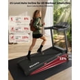 thumbnail image 4 of GARVEE 3.0HP Treadmill,15% Automatic Incline,0.6-8.5 MPH,350 lb Weight Capacity, App Compatible, 2 Workout Programs,LED Display, 4 of 10
