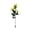 E004- Yellow, variant on Solar Lights Outdoor Garden Red 3 Head Rose Solar Path Lights Waterproof Outdoor Yard Decorations