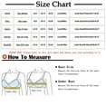 thumbnail image 2 of Bigersell Comfort Bras for Women Sale Push up Bras for Women Plus Size Full-Figure Bra Style B307 V-Neck Seamless Bras Hook and Eye Bra Closure Women's Plus Size No Show Bras for Women Gray 3XL, 2 of 9