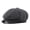 02-Dark Gray, variant on Men Octagonal Newsboy Cap British Style Gatsby Baker Peaked Driving Painter Hat