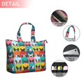 thumbnail image 2 of Boston Terrier Travel Tote Bags for Women Carry On,Large Weekender Bags for Women Travel,Multi Functional Duffle Bag for Work,Shopping,Sports, 2 of 5