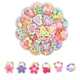 thumbnail image 2 of 471PCS Snap Beads Creative Acrylic DIY Beads Toy DIY Jewelry Beads with Bead Thread, 2 of 7