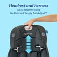 thumbnail image 5 of Graco Tranzitions 3-in-1 Harness Booster Car Seat, Cinder, Beige, 5 of 8