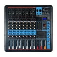 thumbnail image 1 of Professional 8-channel Mixing Console With 600W*2 Power Amplifier Mixer Suitable For Stage Party Recording Studio ,Easy to Operate, 1 of 6