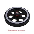 thumbnail image 2 of 2pcs 200X6mm Industrial Aluminum Rubber Measuring Rotary Encoder Meter Wheel,2 x Encoder Wheel 2 x Wrench,black & silver gray, 2 of 6