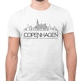 thumbnail image 2 of Skyline Copenhagen Denmark Shirt Unisex Large White, 2 of 5