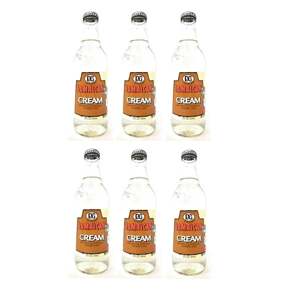 Jamaican Cream Flavor Soda (6 Pack, Total of 72fl.oz)