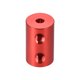 thumbnail image 2 of Acoplamiento de eje 3.17mm a 3.17mm Bore L20xD12 Conector rígido flexible de rueda de motor robot rojo, 2 of 3