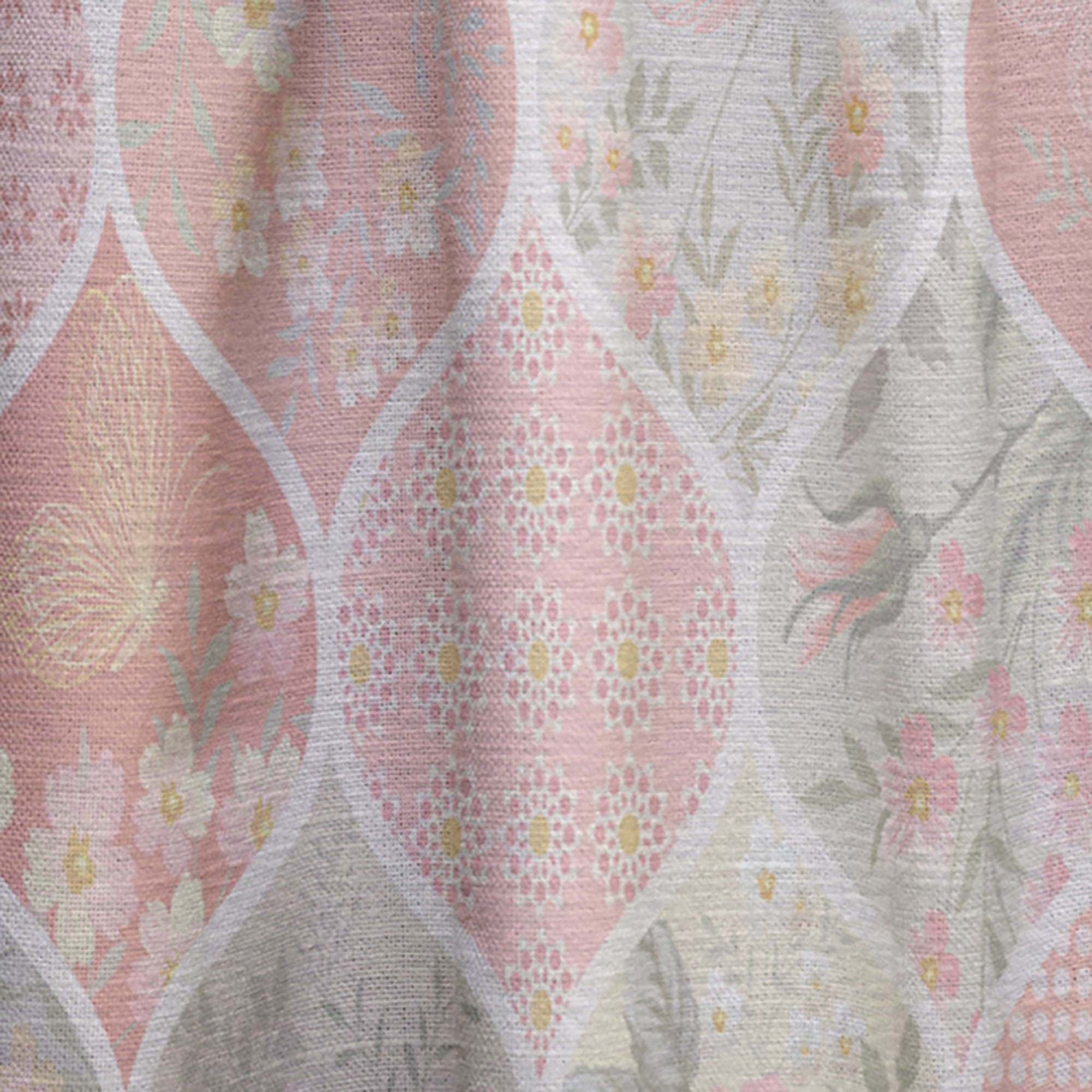 Designart 'Blossom Pink XXIV' Modern Curtain Panel