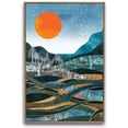 thumbnail image 3 of IDEA4WALL Framed Canvas Wall Art for Living Room, Bedroom Nordic Style Mountains Canvas Prints for Modern Home Decoration Ready to Hang, 3 of 4