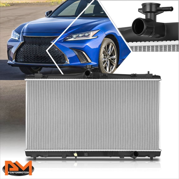 PM PERFORMOTOR for 13-18 ES300H 2.5L Hybrid/ES350 3.5L OE Style Aluminum Radiator DPI-13547