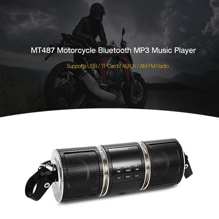 Bluetooth Frequency Range - Waterproof Bluetooth MP3 FM Motorcycle Handlebar Audio Radio Sound Player Stereo Speaker