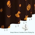 thumbnail image 6 of Orange Halloween Spooky Elements Shower Curtain 72"x84" ,Bathroom Decorative Shower Curtains Set with 12 Hooks,Modern Waterproof Washable Shower Curtain, 6 of 6