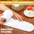 thumbnail image 2 of 30 Pack Reusable Toilet Paper Towels No Tear Bidet Towels Washable Toilet Paper Bulk Paperless Rolls Cotton Treadmill Family Cloth Wipes (White), 2 of 5