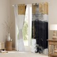 thumbnail image 3 of Homewish Teens Chic Watercolor Curtains Pack of 2 (42x84 Each), Modern Abstract Ombre Curtains Blackout, Vintage Oil Printing Bedroom Curtains, Curtains and Drapes Home Decor, 3 of 6