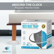 Bed Bug Trap — 12 Pack | TruGuard X Bed Bug Interceptors (White) | Eco Friendly Bed Bug Traps for Bed Legs | Insect Detector, Interceptor, and Monitor for Pest Control and Treatment