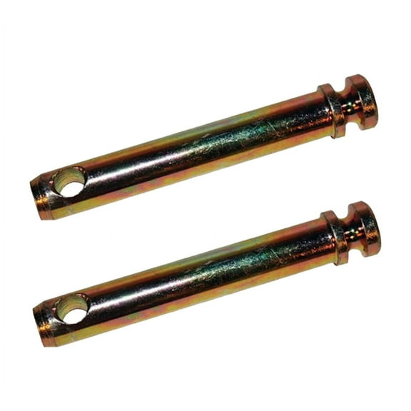 AgraLink 2 Pack 5-1/2" Cat1 Top Link Hitch Pin for Tractors Attachment - Zinc Plated Cabon Steel Pin Hitch Replaces MF195589M1, AC339942 - Tractors Hitch Accessories