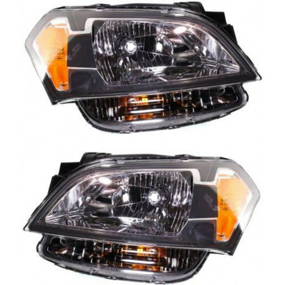 For 2010 2011 Kia Soul Headlight Driver and Passenger Side Bulbs Included | CAPA Certified | KI2502139 KI2503139 | 92101 2K030, 92102 2K030