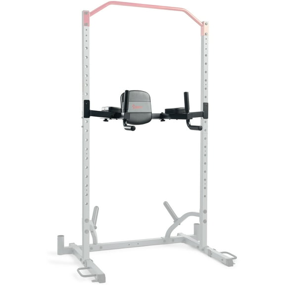 Sunny Health & Fitness Adjustable Multi-Function Dip Station, Push-Up, Leg Raises & Core Workout Attachment with Adjustable Height - SF-XFA008