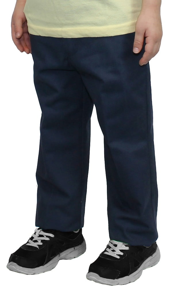 Boy's Flat Front School Uniform Pants