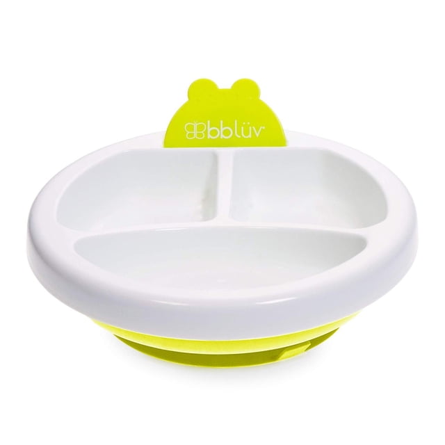 Plato de Alimentación Bblüv Lima con Base de Succión y 3 Compartimentos para Bebé a Niño