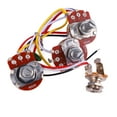 thumbnail image 1 of Arnés de cableado de guitarra, kit de potenciómetro de guitarra Potenciómetro de guitarra de jazz Arnés de cableado de tono de volumen Funcionalidad inteligente, 1 of 8