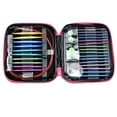 thumbnail image 1 of Aluminum Circular Knitting Needles Set Interchangeable Crochet Hooks Weaving Yarn Knitting Craft Tools Accessories Kit Needle, 1 of 6