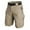 Beige, variant on Men's Cargo Shorts, Waterproof Tactical Hiking Fishing Utility Pants, Lightweight Quick-Dry Breathable Non-Stretch Fabric with Hook & Loop Closure