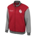 thumbnail image 2 of Men's Colosseum Crimson Oklahoma Sooners Ambi-Turner Full-Zip Varsity Jacket, 2 of 3