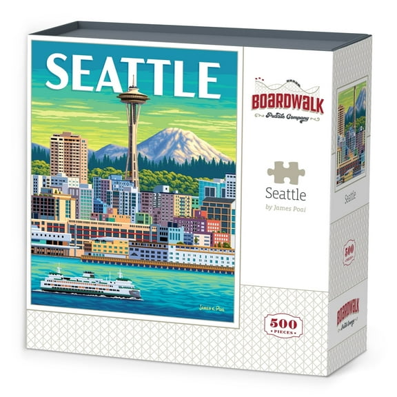 Seattle - 500 Piece Boardwalk Jigsaw Puzzle