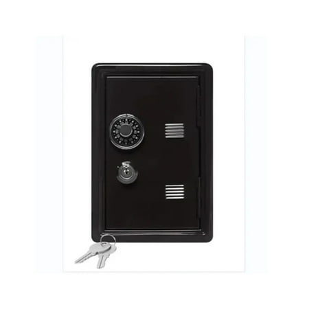 Household Insurance Box Vertical Mini Metal Safe Car Safe Key Insurance Cabinet Desktop Decoration Piggy Bank Maximum Protection