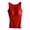 Red, variant on Umfun Women Thermal Tank Tops Casual Trendy Scoop Neck Fleece Camisole Sleeveless Lace Underwear Solid Printing Warm Ribbed Base Layer Underwear Top Black L