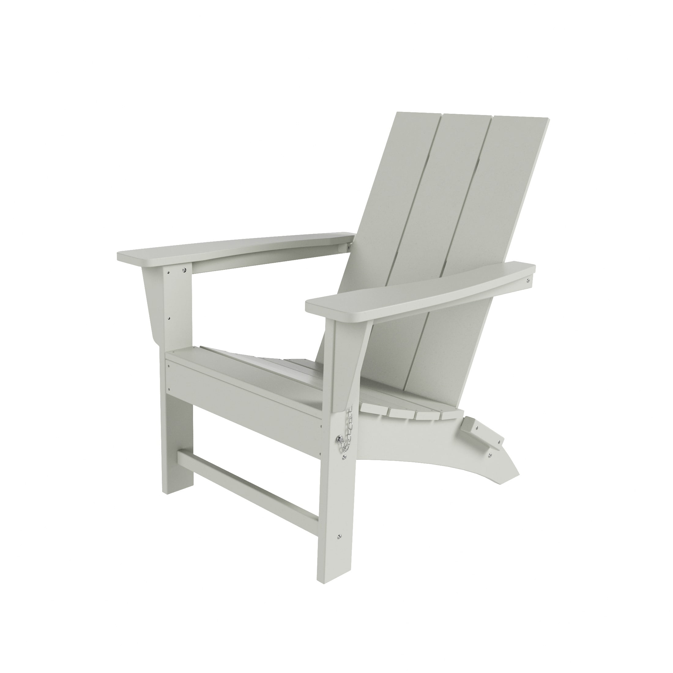 WestinTrends Ashore All-Weather Poly Lumber Adirondack Chairs, Foldable Modern Farmhouse Design, Outdoor Patio Seating, Sand