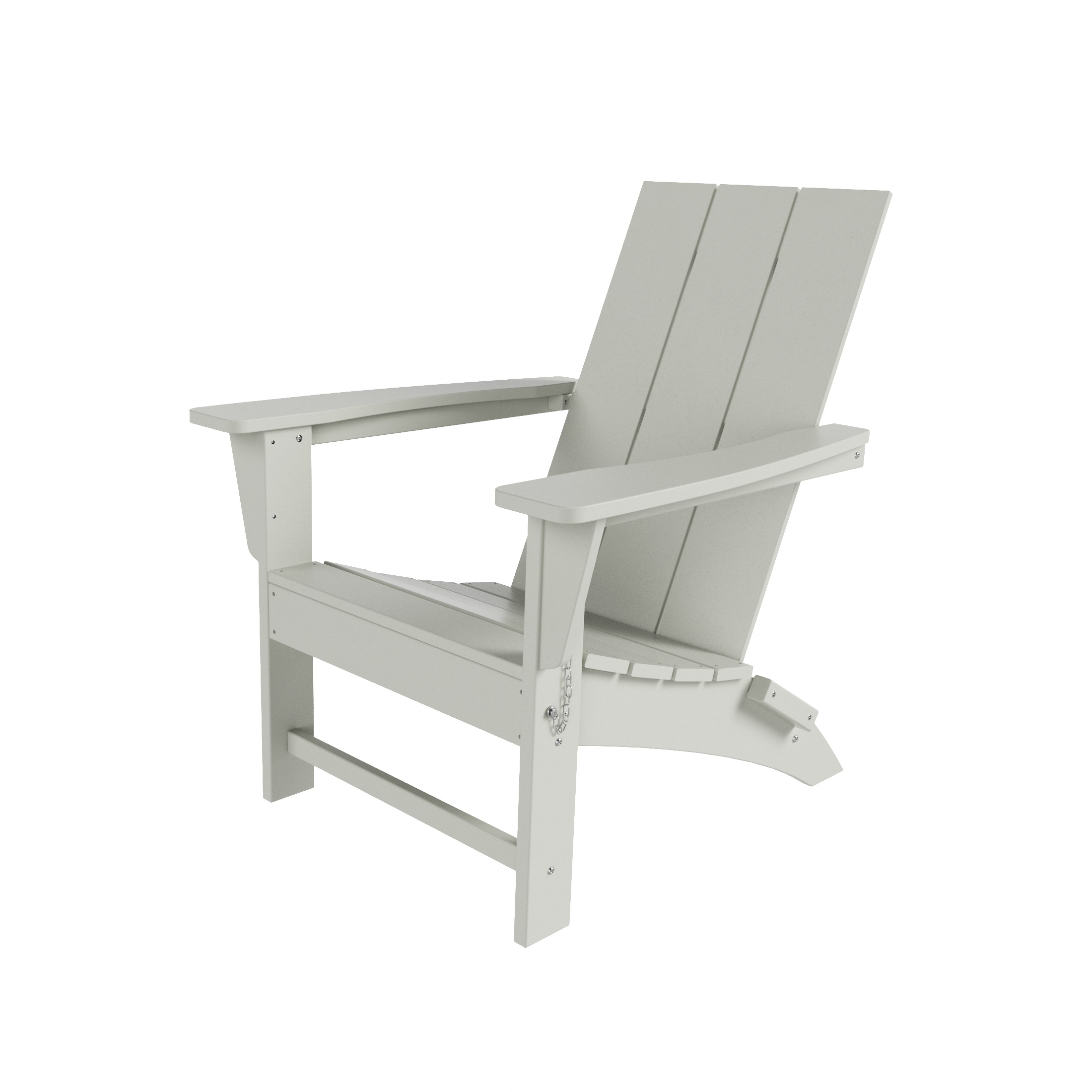 WestinTrends Ashore Foldable Adirondack Chair, Sand photo 6